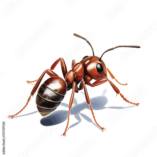 Ant Clipart isolated on white background
