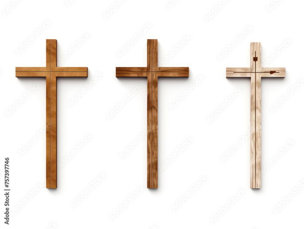 cross collection set isolated on transparent background, transparency image, removed background