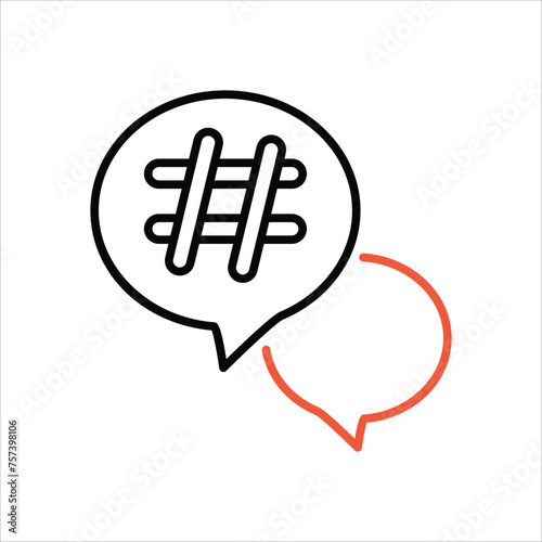 Hashtag icon