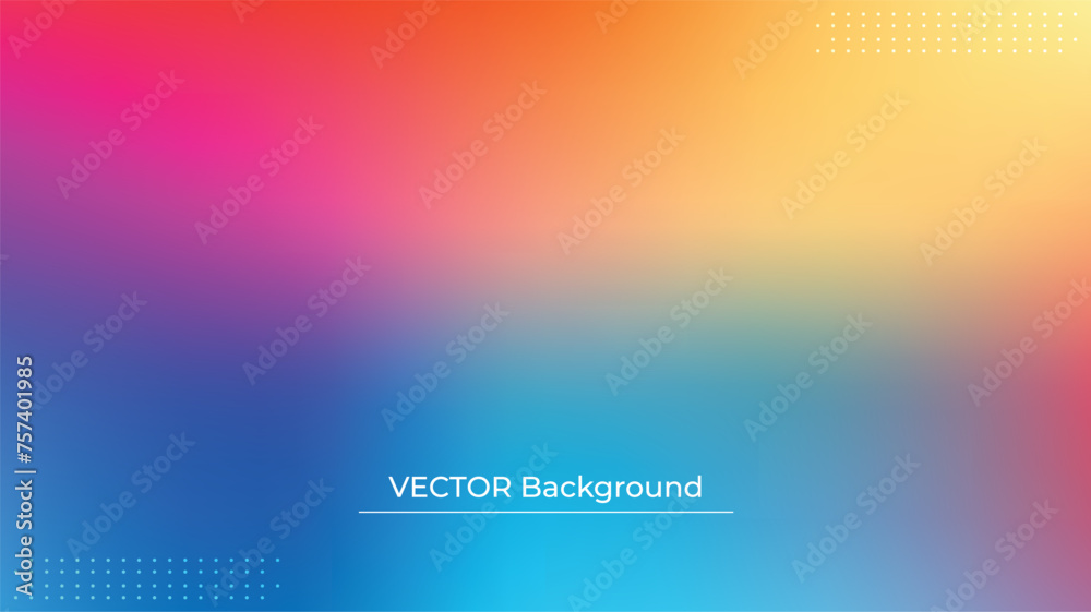 custom made wallpaper toronto digitalSmooth and blurry colorful gradient mesh background. Modern bright rainbow colors. Easy editable soft colored vector banner template. Premium quality