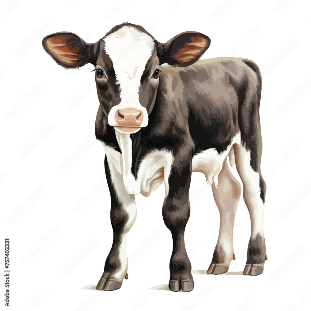 Calf Clipart isolated on white background
