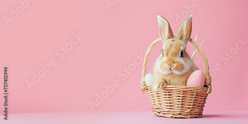 Easter Bunny in a Basket wi...