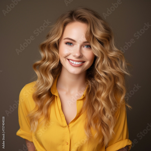 Beautiful blonde woman posing happy for Body skincare routine, bodycare, spa aesthetics, body moisturiser, or cosmetic products commercial. Perfect skin and perfect hair. 