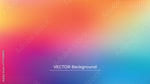 Wallpaper Mural Abstract blurred gradient mesh background in bright rainbow colors. Colorful smooth banner template. Easy editable soft colored vector illustration in EPS10 without transparency Torontodigital.ca