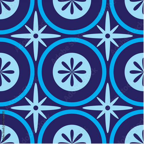 seamless pattern with flowers