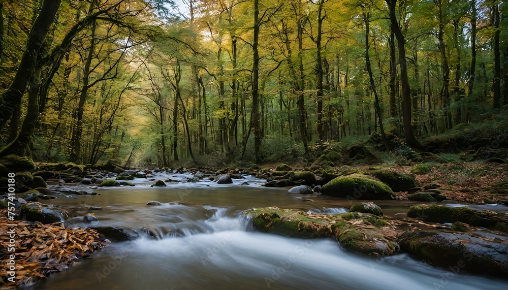 stream in the forest