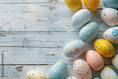 Colorful Pastel Easter Eggs...