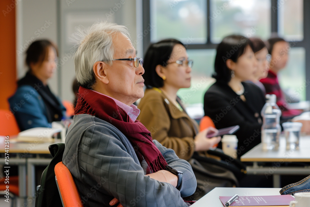 Attentive participants at an educational seminar Attentive participants at an educational seminar
