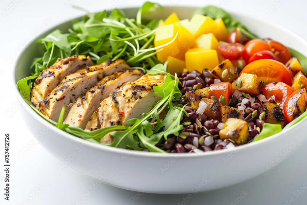 Healthy chicken salad bowl Healthy chicken salad bowl