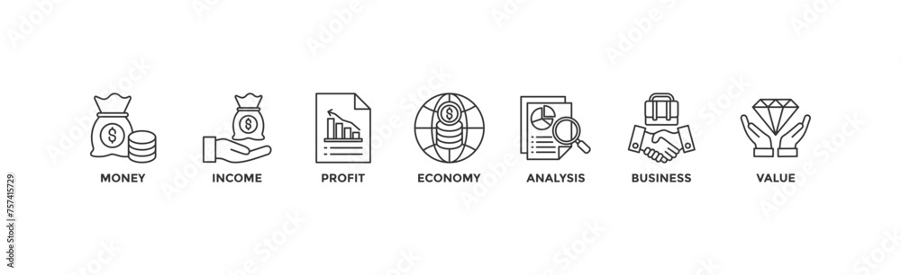 Cash flow banner web icon vector illustration concept for business and finance circulation with icon of money, income, profit, economy, analysis, business, and value Cash flow banner web icon vector illustration concept for business and finance circulation with icon of money, income, profit, economy, analysis, business, and value