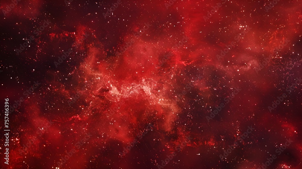 Sci-fi backdrop with a vivid red network for an extraterrestrial organism idea.