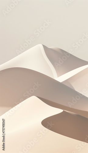 A minimalist background design with subtle sand dunes, creating an abstract and calming aesthetic
