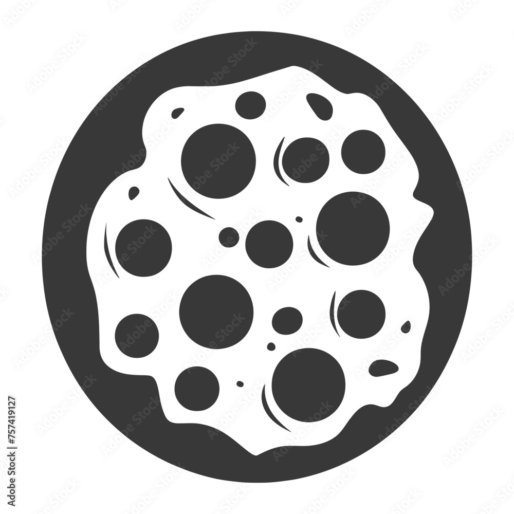 Silhouette chocochips cookie black color only Silhouette chocochips cookie black color only
