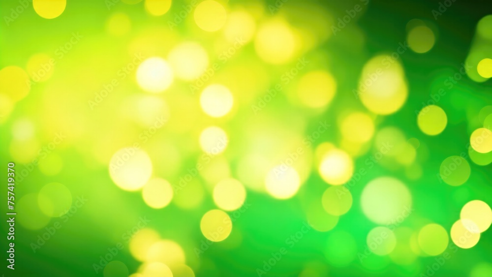 Abstract blur bokeh banner background. Gold bokeh on defocused Yellow and Green background Abstract blur bokeh banner background. Gold bokeh on defocused Yellow and Green background