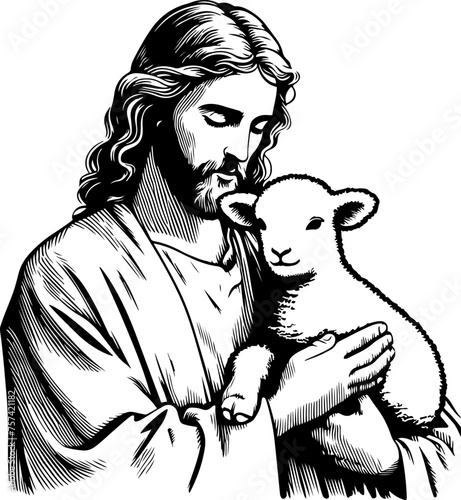 Jesus_Holding_a_Lamb.eps