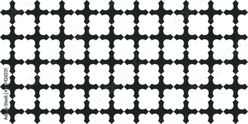 Geometrischer Vektor Hintergrund mit Kreuzen als Muster - Textur Design Element