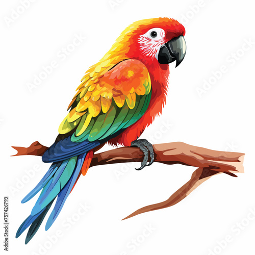 Parrot Clipart Clipart isolated on white background