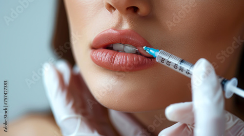 Enhance Your Beauty: Lip Fillers and Injections Near Woman's Chin