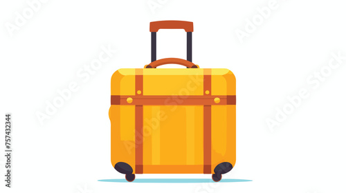 Baggage icon vector illustration. Flat design style