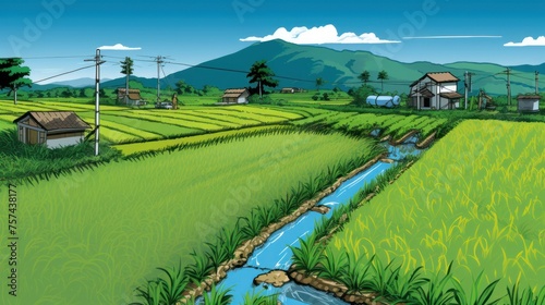 technology To connect to the online agricultural data management system This results in more efficient rice field management and production. Including analysis and effective management of production.
