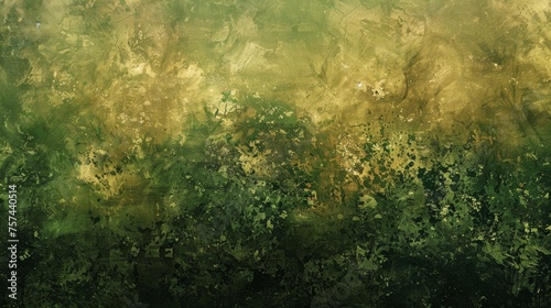 A rustic umber and forest green textured background, symbolizing earthiness and vitality. photo
