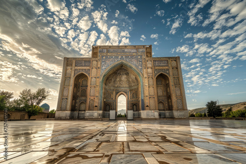 Stunning landmark in Uzbekistan