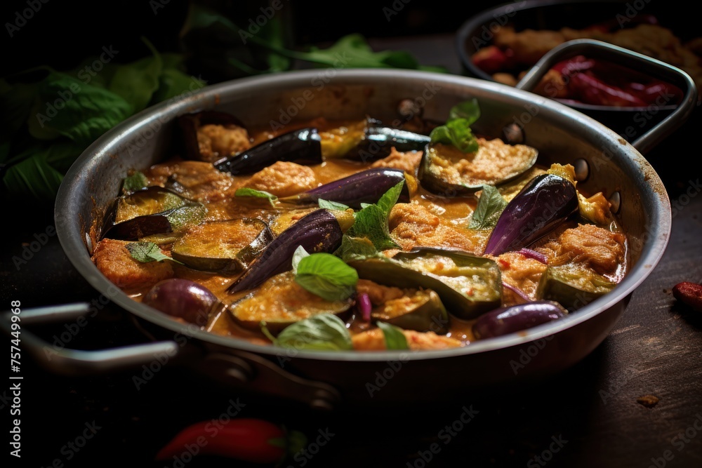 Mild Fish Curry Ingredients: Bite-sized pieces of mild fish. Curry with