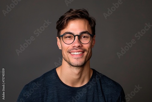 A man with glasses is smiling and wearing a blue shirt © Juan Hernandez