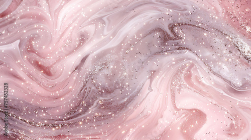 Abstract pink and white marble texture with glitter. Elegant background for design and print, wallpaper, and luxury packaging concept