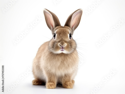 bunny isolated on transparent background, transparency image, removed background