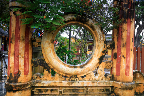 Detail of a house in Hoi An, Vietnam