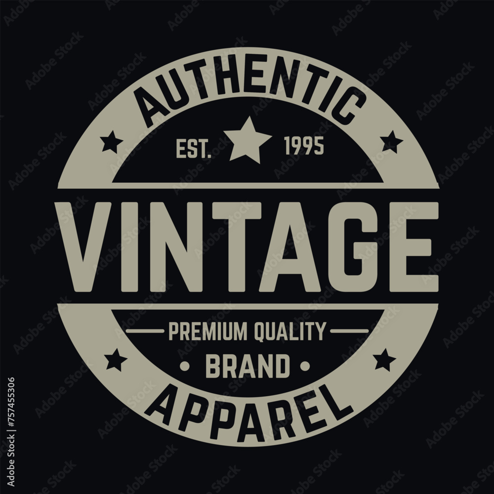 vintage typography t shirt design