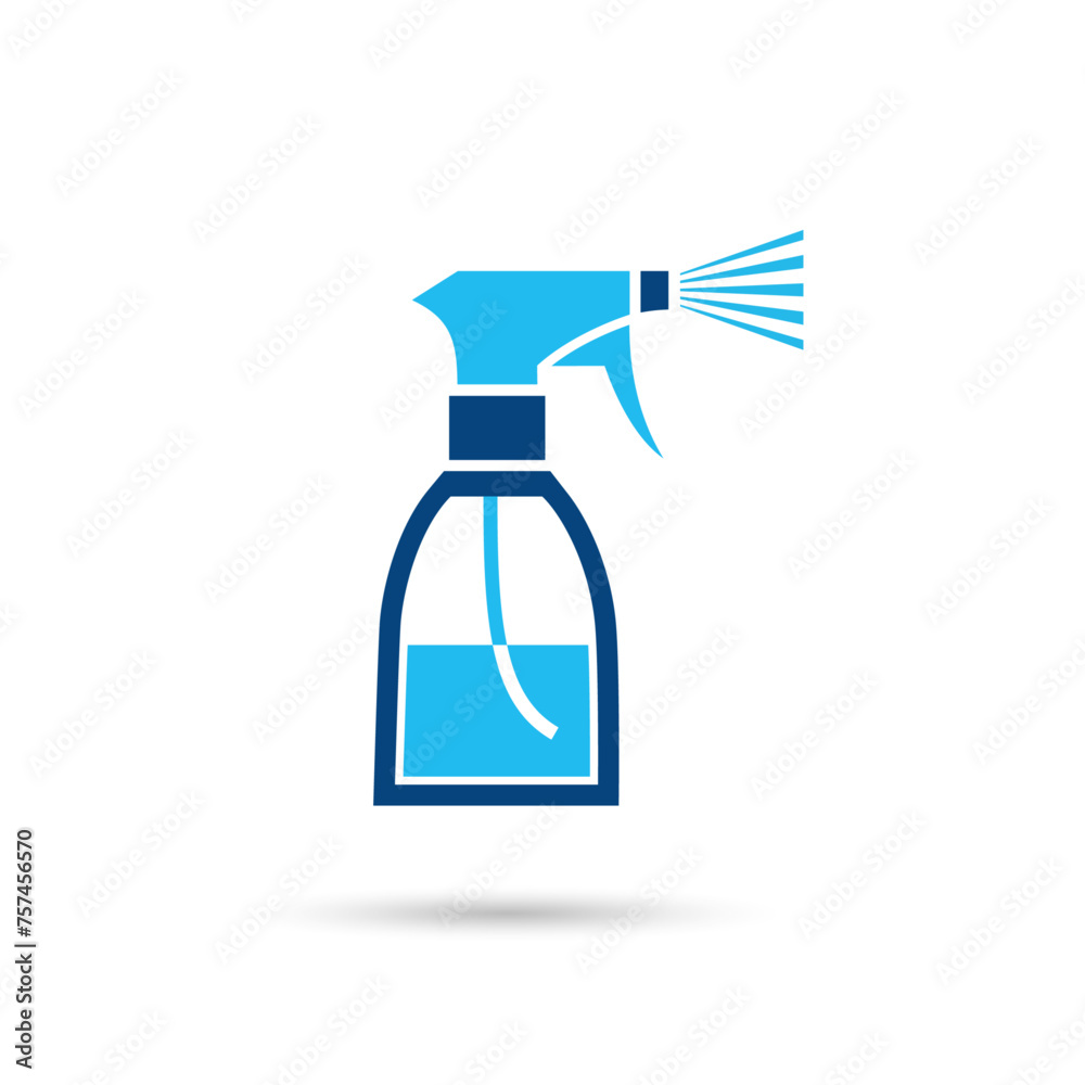 Cleaning spray bottle icon. Spray bottle spraying out vector icon. Cleaning spray bottle icon. Spray bottle spraying out vector icon.