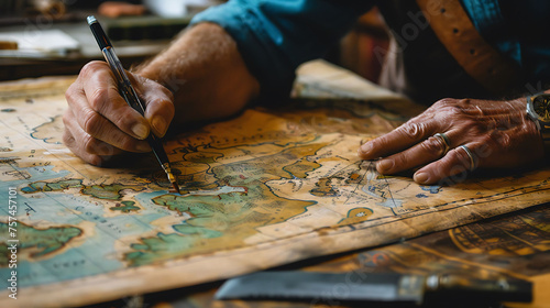 A Cartographer Creating maps, charts, and visual representations of geographical features, including terrain, boundaries, and landmarks