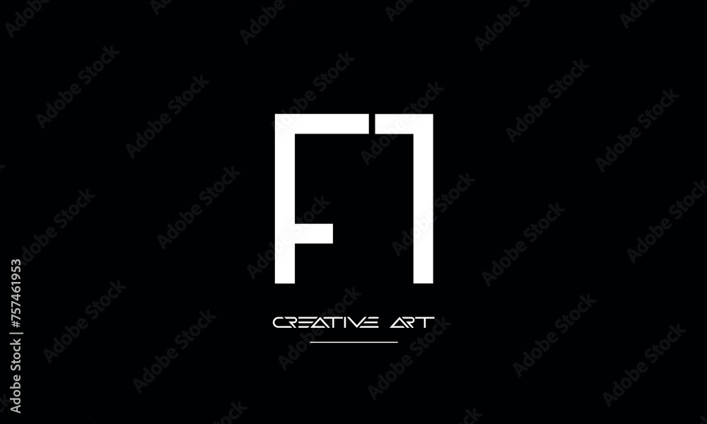 FL, LF, F, L abstract letters logo monogram FL, LF, F, L abstract letters logo monogram