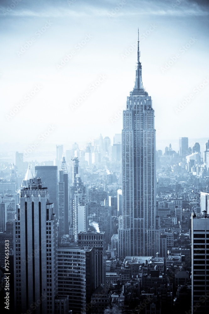 New York City Fisheye Panorama: Urban Landscape (4K Ultra HD)