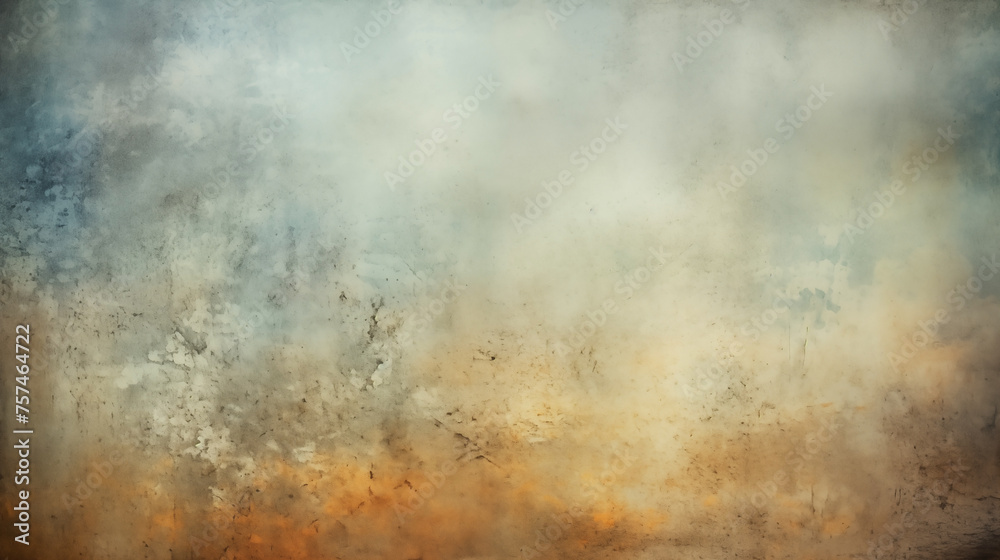 Obraz premium Background of an old blue and brown textured wall with vintage appeal