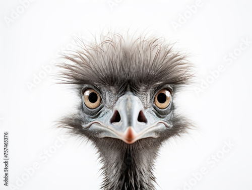 emu isolated on transparent background, transparency image, removed background