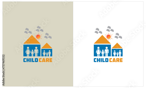 Joyful emblem capturing the energy and spontaneity of childhood, illustrated with whimsical flair in a vector design.