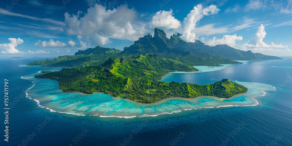 Tahiti, French Polynesia  - obrazy, fototapety, plakaty 