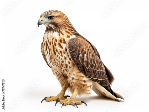 hawk isolated on transparent background, transparency image, removed background