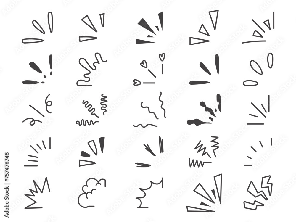line move effect surprize pop art clipart line move effect surprize pop art clipart