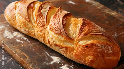 baguette french bread, tradtional bread photo