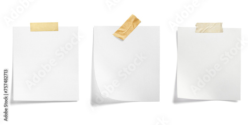 paper message note reminder blank background office business white empty page label adhesive tape