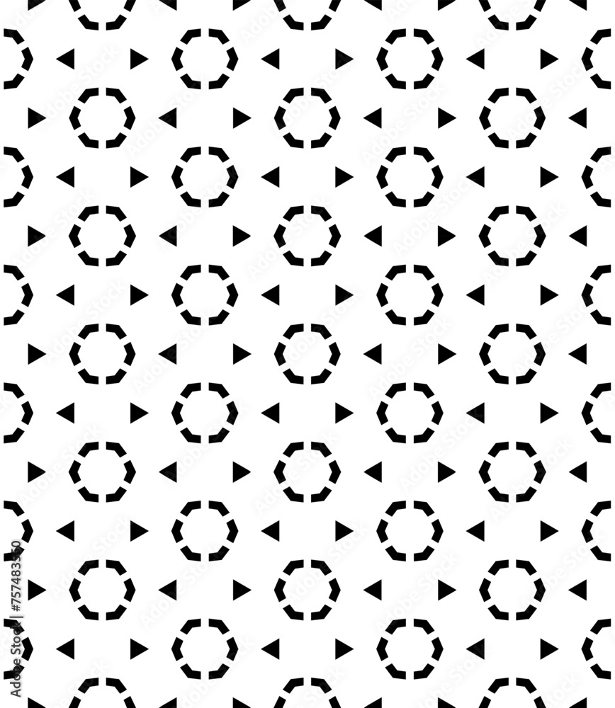 Black and white seamless abstract pattern. Background and backdrop. Grayscale ornamental design. Black and white seamless abstract pattern. Background and backdrop. Grayscale ornamental design.
