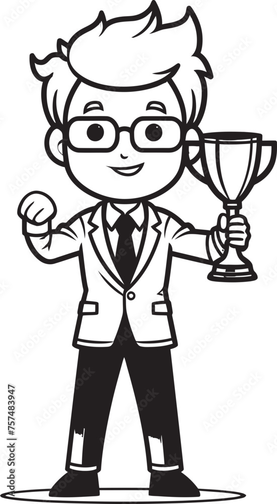 Milestone Victory Trophy Holding Businessman Vector Black Logo Icon Business Excellence Businessman with Trophy Vector Black Logo Design Milestone Victory Trophy Holding Businessman Vector Black Logo Icon Business Excellence Businessman with Trophy Vector Black Logo Design