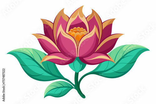 Flower vector and svg file