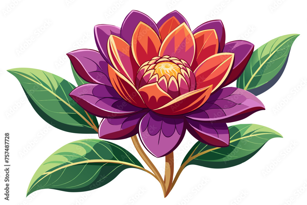 Flower vector and svg file