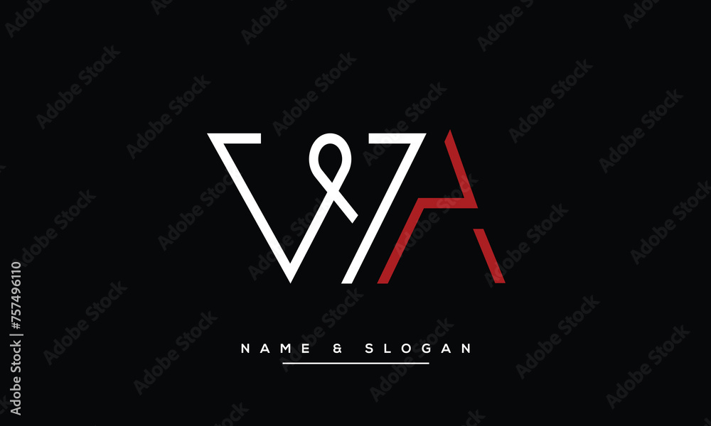 WA, AW, W, A, Abstract Letters Logo Monogram
WA, AW, W, A, Abstract Letters Logo Monogram