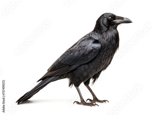 raven isolated on transparent background  transparency image  removed background